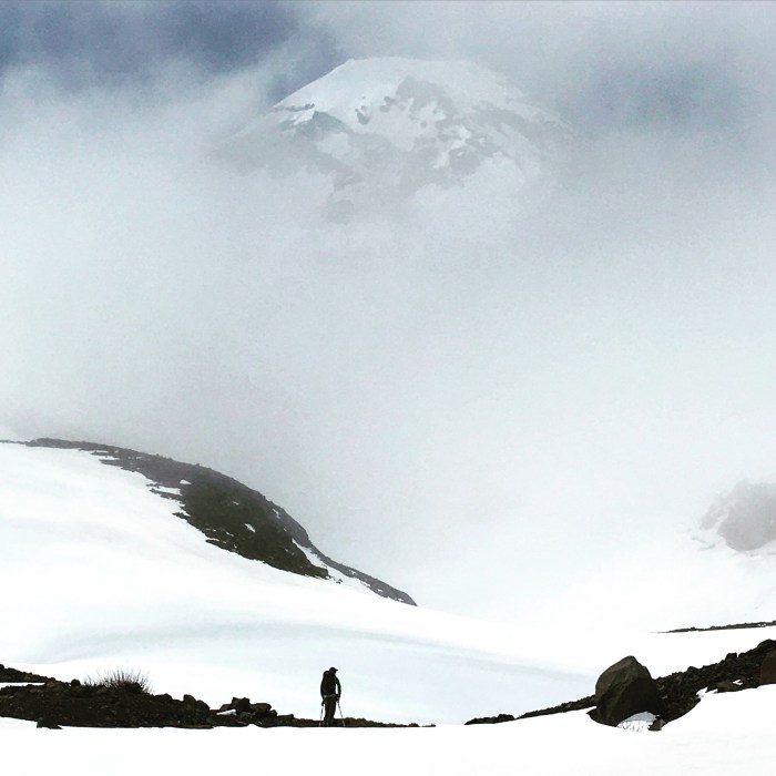 There's a giant volcano back in there somewhere...